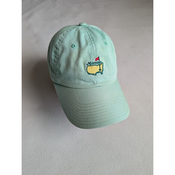 Augusta National Masters Mint Green Golf Hat Cap American Needle Pink Strap - Picture 1 of 7
